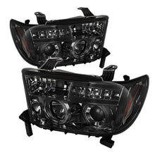 Load image into Gallery viewer, Spyder Auto 5012043 Projector Headlights - Eliminates AFS function - LED Halo - Smoke