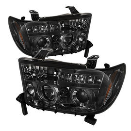 Spyder Auto 5012043 Projector Headlights - Eliminates AFS function - LED Halo - Smoke