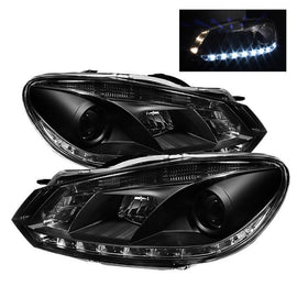 Spyder Auto 5012111 (Spyder Signature) Projector Headlights - DRL - Black