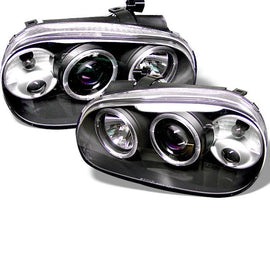 Spyder Auto 5012159 (Spyder Signature) Projector Headlights - LED Halo - Black