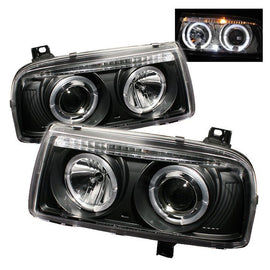 Spyder Auto 5012197 (Spyder Signature) Projector Headlights - LED Halo - Black