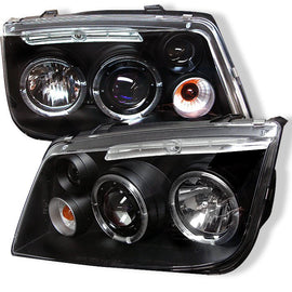 Spyder Auto 5012258 (Spyder Signature) Projector Headlights - LED Halo - Black
