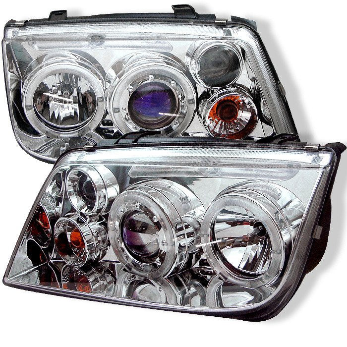 Spyder Auto 5012265 (Spyder Signature) Projector Headlights - LED Halo - Chrome
