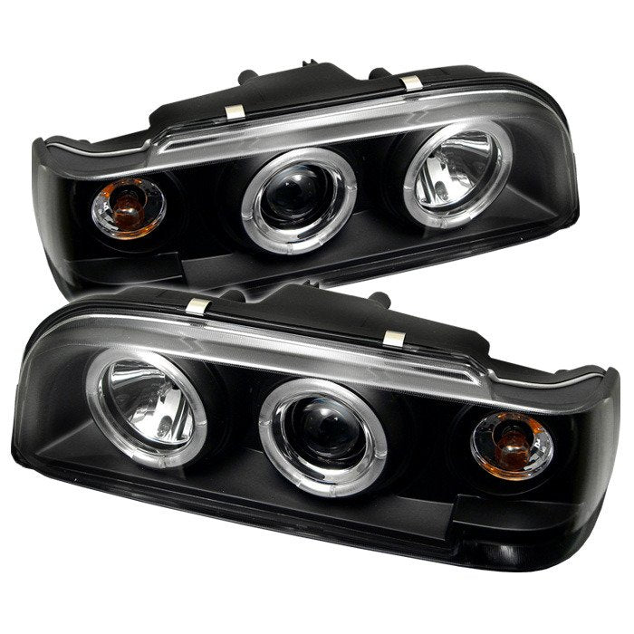 Spyder Auto 5012289 (Spyder Signature) Projector Headlights - LED Halo - Black