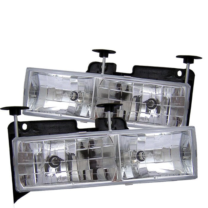 Spyder Auto 5012388 (Spyder Signature) Crystal Glass Headlights - Chrome
