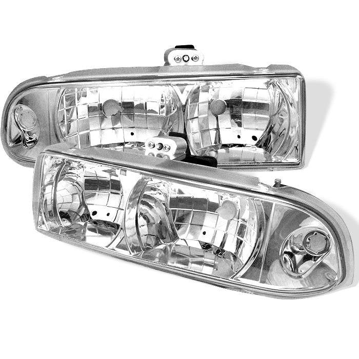 Spyder Auto 5012432 (Spyder Signature) Crystal Headlights - Chrome