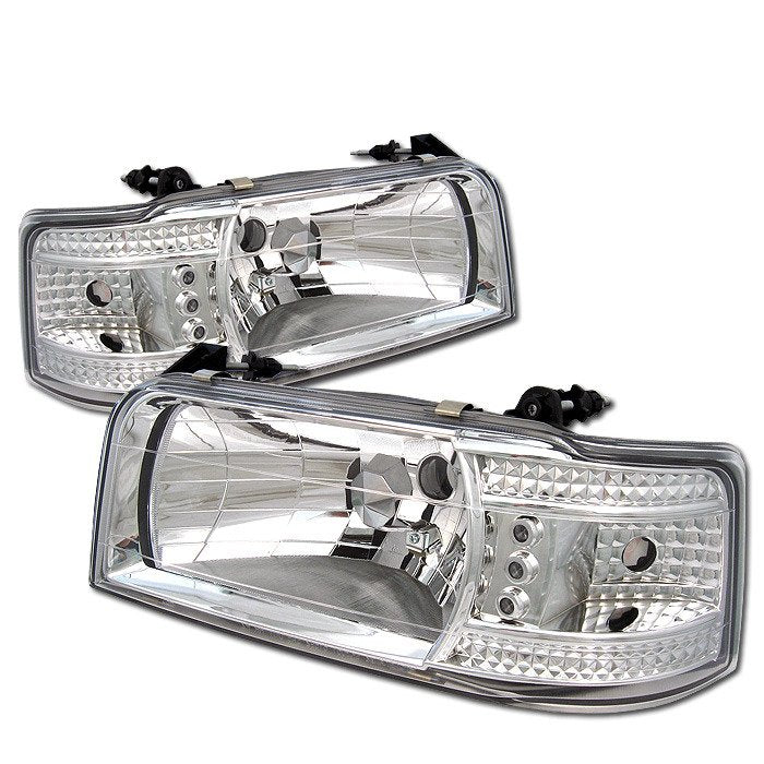 Spyder Auto 5012500 (Spyder Signature) Crystal Headlights - Chrome