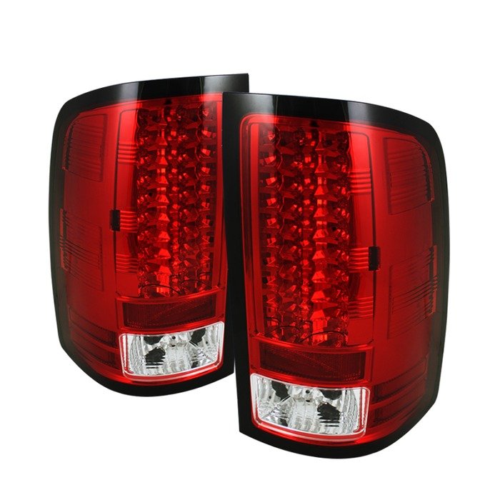 Spyder Auto 5014955 (Spyder) LED Tail Lights - Red Clear