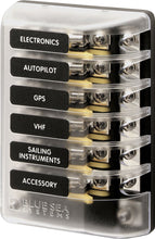 Load image into Gallery viewer, BLUE SEA 5015-BSS FUSE BLOCK 3AG 6CIRCUIT W