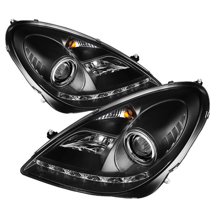 Spyder Auto 5015006 (Spyder Signature) Projector Headlights - DRL - Black