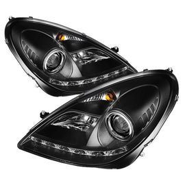 Spyder Auto 5015006 (Spyder Signature) Projector Headlights - DRL - Black