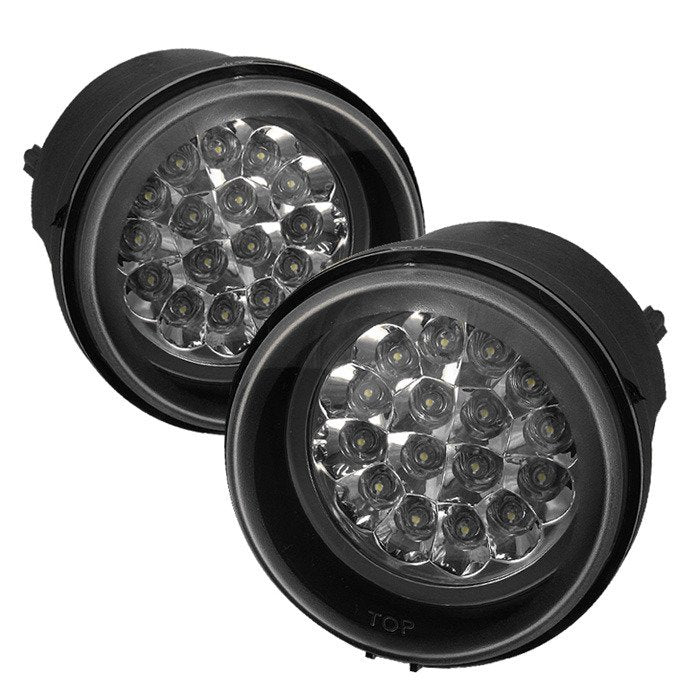 Spyder Auto 5015563 (Spyder) LED Fog Lights w/Switch - Clear