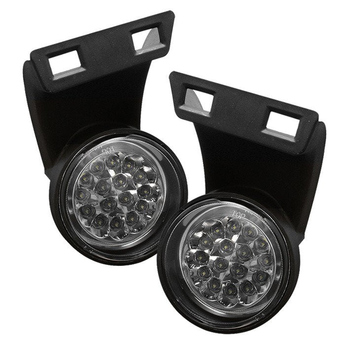 Spyder Auto 5015617 (Spyder) LED Fog Lights w/Switch - Clear