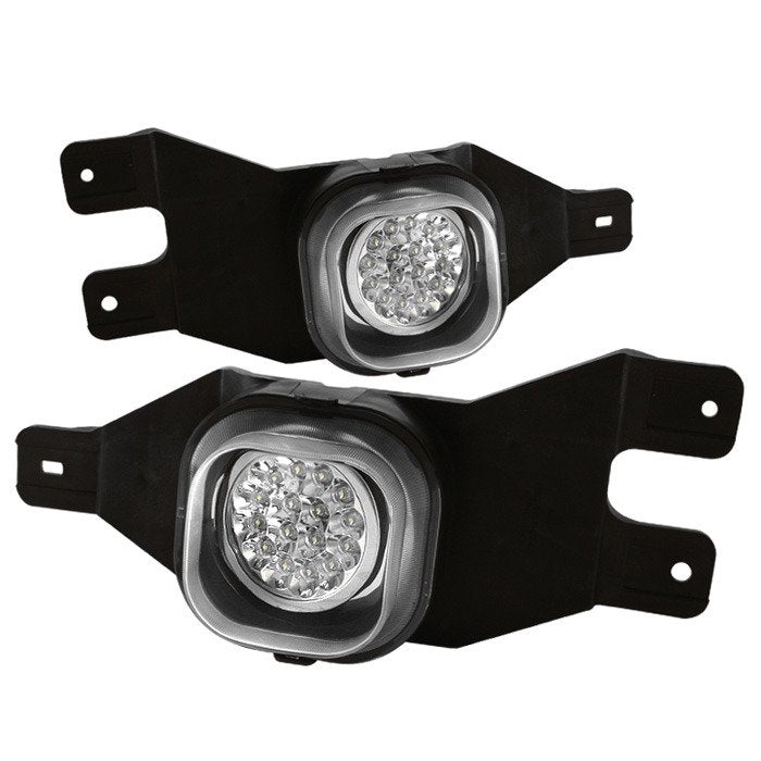 Spyder Auto 5015648 (Spyder) LED Fog Lights w/Switch - Clear