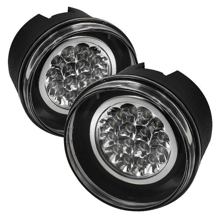 Spyder Auto 5015686 (Spyder) LED Fog Lights w/Switch - Clear