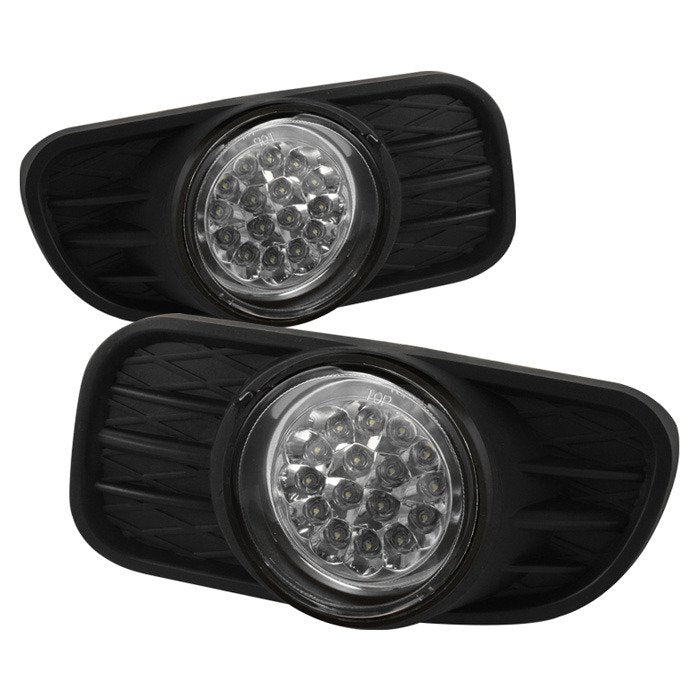 Spyder Auto 5015693 (Spyder) LED Fog Lights w/Switch - Clear