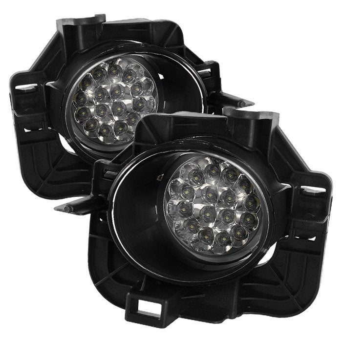 Spyder Auto 5015723 LED Fog Lights with Switch - Clear