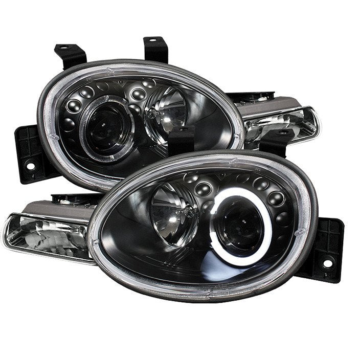 Spyder Auto 5017420 (Spyder Signature) Projector Headlights - LED Halo - Black