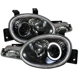 Spyder Auto 5017420 (Spyder Signature) Projector Headlights - LED Halo - Black