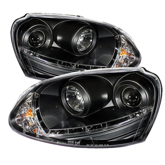 Spyder Auto 5017505 (Spyder Signature) Projector Headlights - DRL - Black