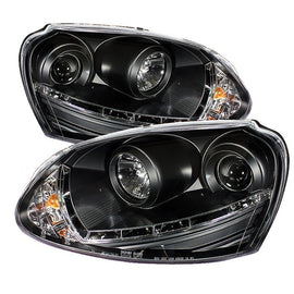 Spyder Auto 5017505 (Spyder Signature) Projector Headlights - DRL - Black