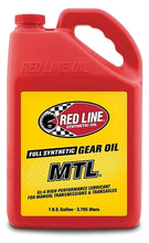Load image into Gallery viewer, 75w80 Gear Oil Redline MTL Manual Transmission GL-4 1 Gallon Red Line Oil