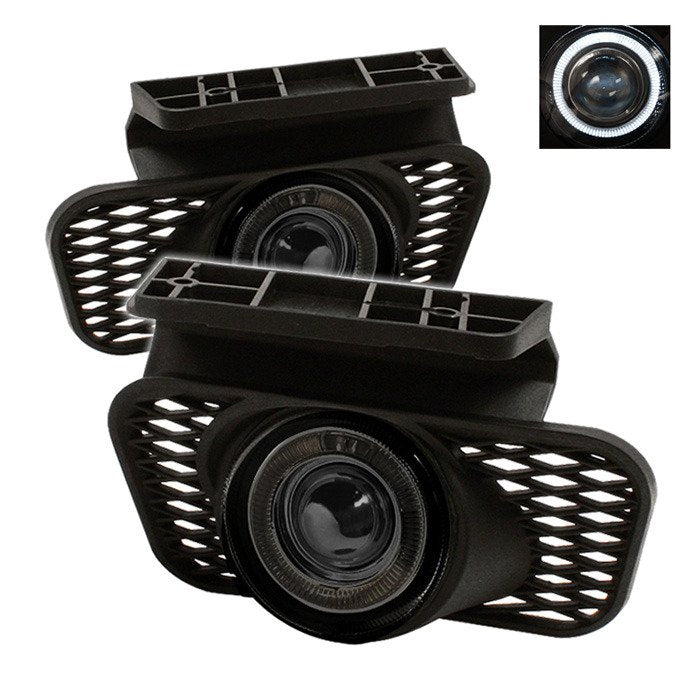 Spyder Auto 5021205 (Spyder) Halo Projector Fog Lights w/Switch - Smoke