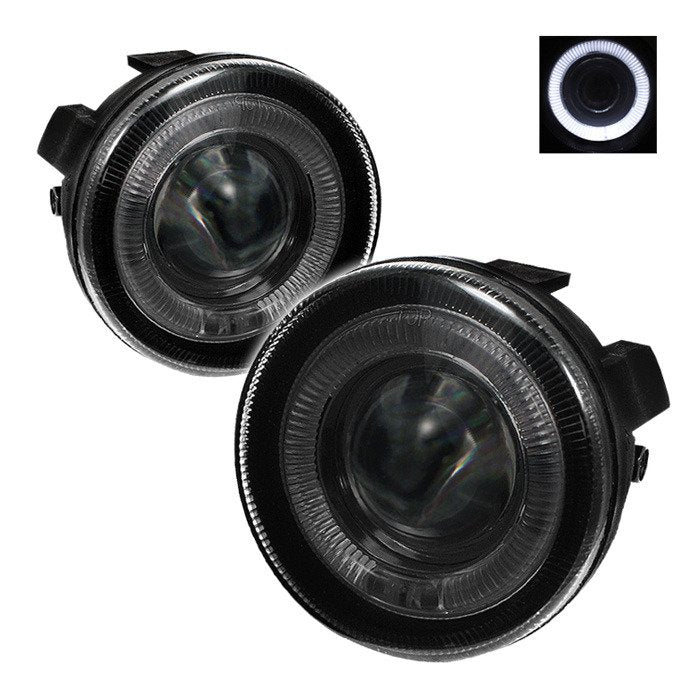 Spyder Auto 5021229 (Spyder) Halo Projector Fog Lights w/Switch - Smoke