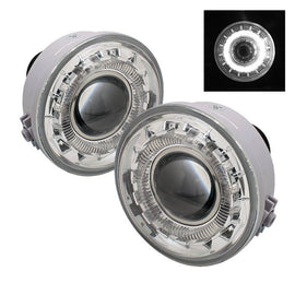 Spyder Auto 5021304 (Spyder) Halo Projector Fog Lights w/Switch - Clear