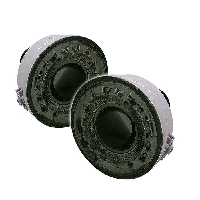 Spyder Auto 5021311 (Spyder) Halo Projector Fog Lights w/Switch - Smoke