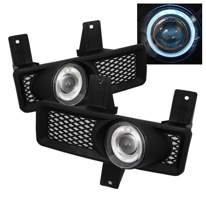 Spyder Auto 5021328 (Spyder) Halo Projector Fog Lights w/Switch - Clear