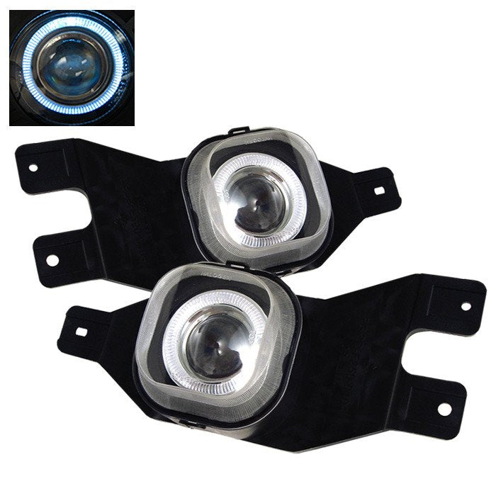 Spyder Auto 5021359 (Spyder) Halo Projector Fog Lights w/Switch - Clear
