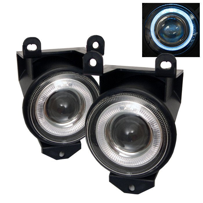 Spyder Auto 5021410 (Spyder) Halo Projector Fog Lights w/Switch - Clear
