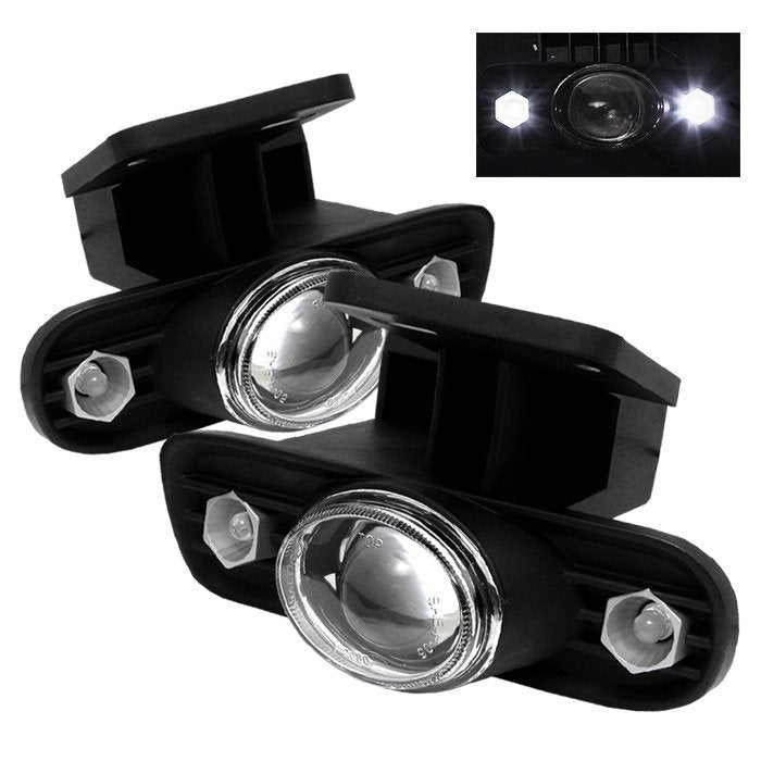 Spyder Auto 5021458 (Spyder) LED Projector Fog Lights w/Switch - Clear