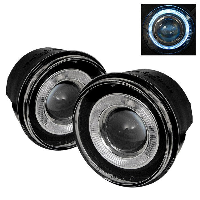 Spyder Auto 5021472 (Spyder) Halo Projector Fog Lights w/Switch - Clear