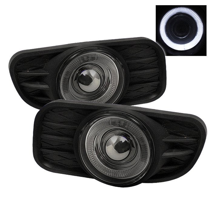 Spyder Auto 5021502 (Spyder) Halo Projector Fog Lights w/Switch  - Smoke