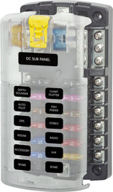 BLUE SEA 5026-BSS FUSE BLOCK ST BLADE 12CIR