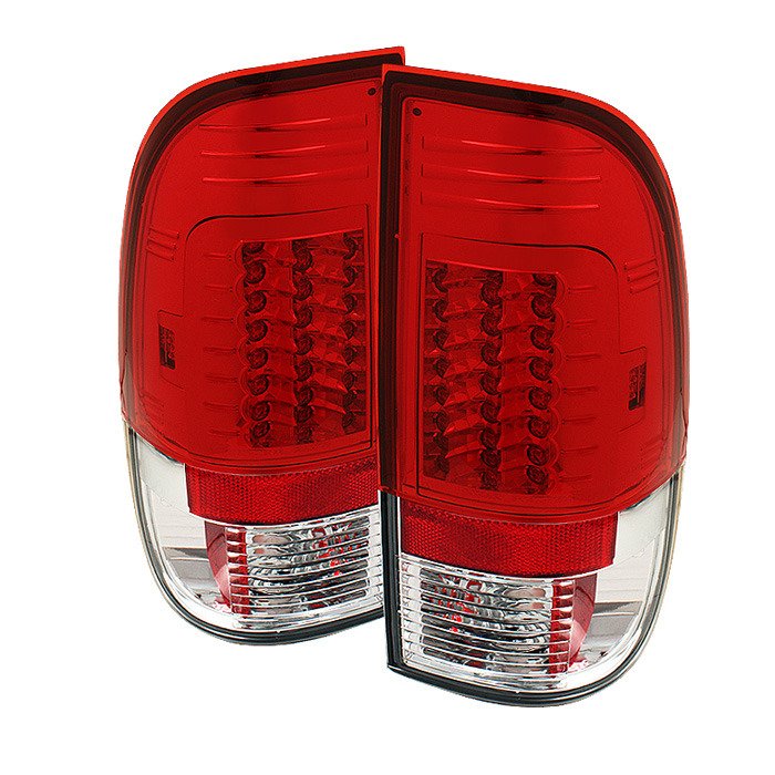 Spyder Auto 5029140 (Spyder) LED Tail Lights - Version 2 - Red Clear