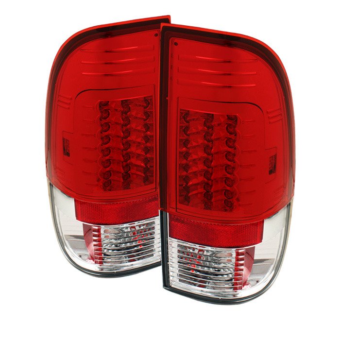 Spyder Auto 5029195 (Spyder) LED Tail Lights - Version 2 - Red Clear