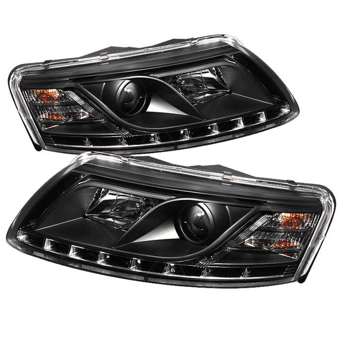 Spyder Auto 5029416 (Spyder Signature) Projector Headlights - DRL - Black