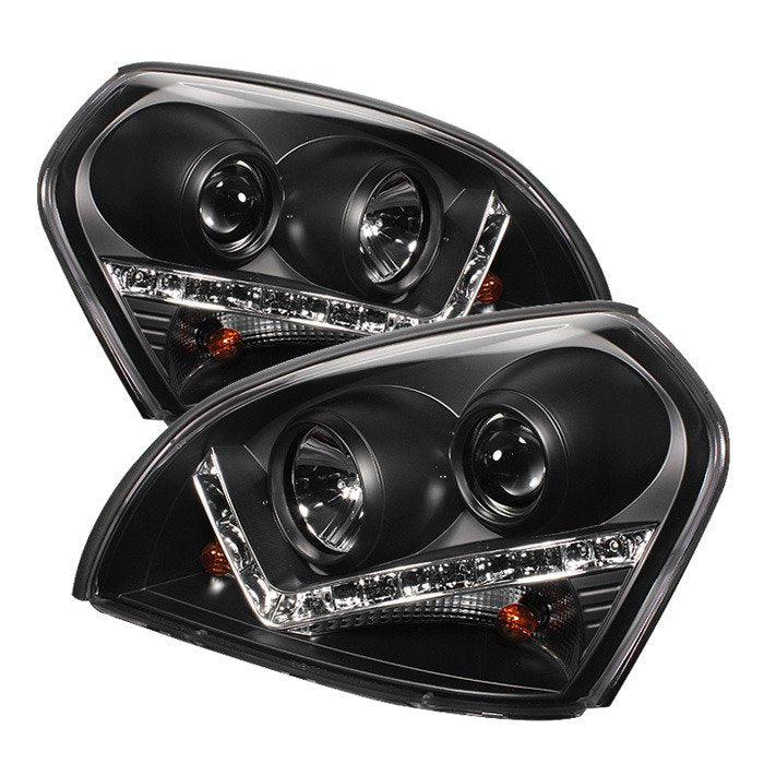 Spyder Auto 5029447 (Spyder Signature) Projector Headlights - DRL - Black