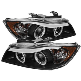 Spyder Auto 5029652 Projector Headlights - CCFL Halo - Replaceable Eyebrow Bulb - Black