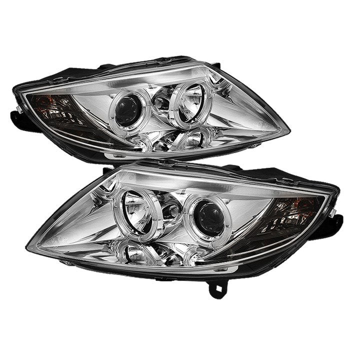 Spyder Auto 5029683 (Spyder Signature) Projector Headlights - LED Halo - Chrome