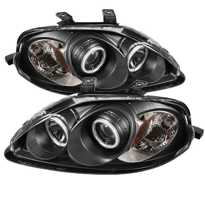 Spyder Auto 5029850 (Spyder Signature) Projector Headlights - CCFL Halo - Black