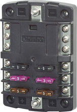 Load image into Gallery viewer, BLUE SEA 5030-BSS FUSE BLOCK STBLADE 6CIRC W/GND