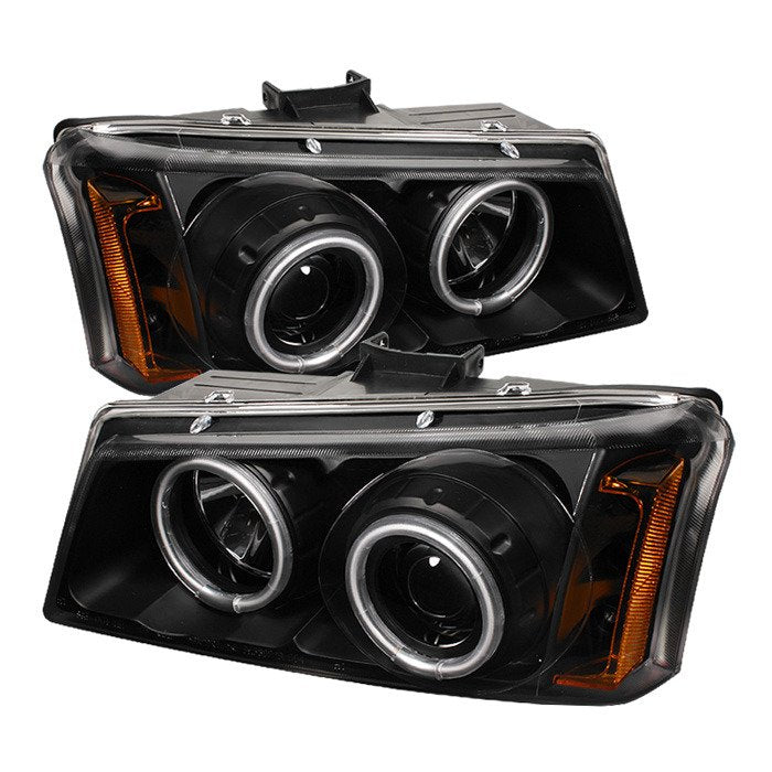 Spyder Auto 5030023 (Spyder Signature) Projector Headlights - CCFL Halo - Black