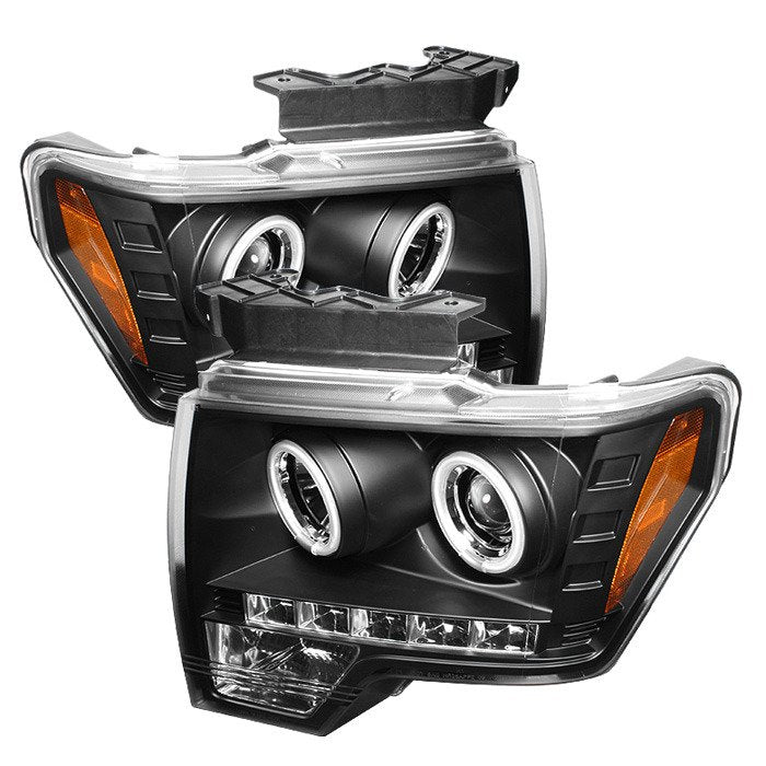 Spyder Auto 5030108 (Spyder Signature) Projector Headlights - CCFL Halo - Black