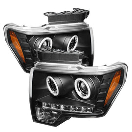 Spyder Auto 5030108 (Spyder Signature) Projector Headlights - CCFL Halo - Black
