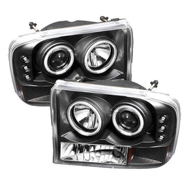 Spyder Auto 5030122 (Spyder Signature) Projector Headlights - Version 2 - CCFL Halo - Black