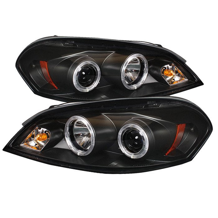 Spyder Auto 5031716 (Spyder Signature) Projector Headlights - LED Halo - Black